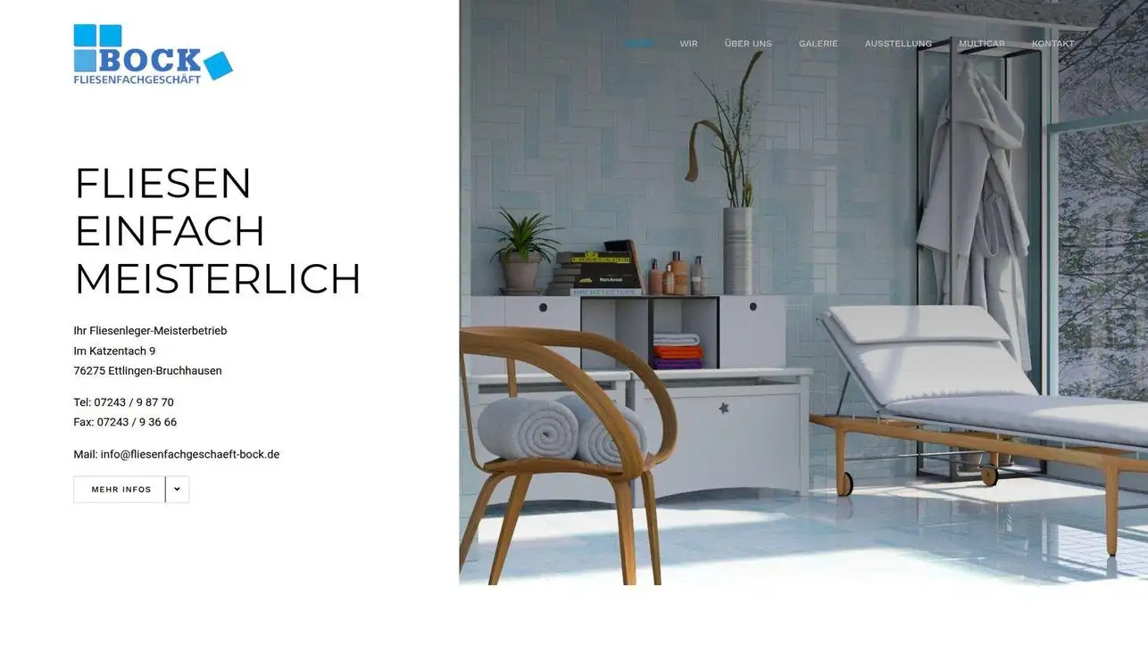 WordPress Projekt Screenshot